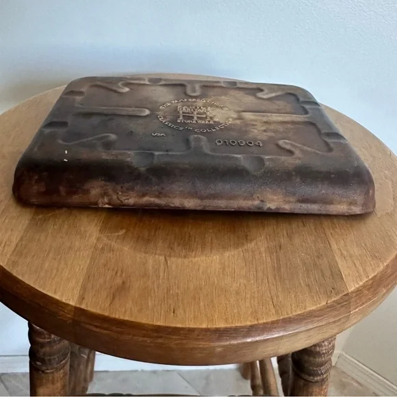 SOLD-Pampered Chef Family Heritage Stoneware 9x7 Inch Small Bar Pan Toaster Oven - Picture 5 of 9